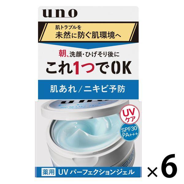 UNO（ウーノ） UVパーフェクションジェル 80g SPF30・PA+++ 肌あれ・ニキビ・紫外線...