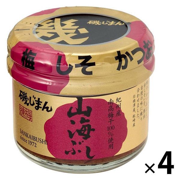 磯じまん 練梅 山海ぶし 紀州産南高梅干100%使用 105g 1セット（4個）
