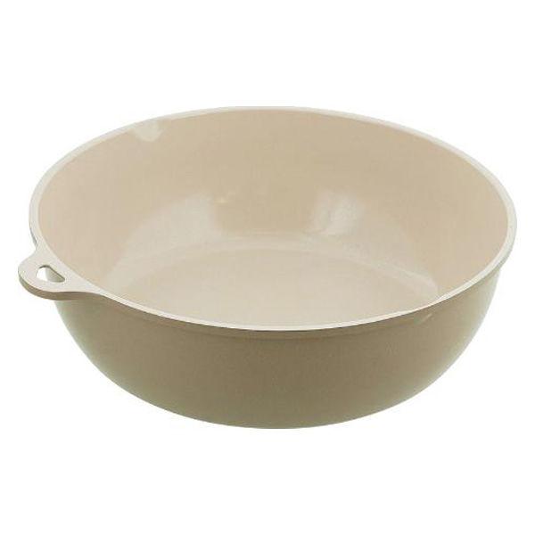 深型フライパン 24cm IH・ガス火対応 SONOMA グレージュ LV-0362 1個 食洗機・...