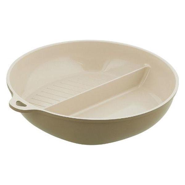 仕切りパン 24cm IH・ガス火対応 SONOMA グレージュ LV-0363 1個 食洗機・オー...