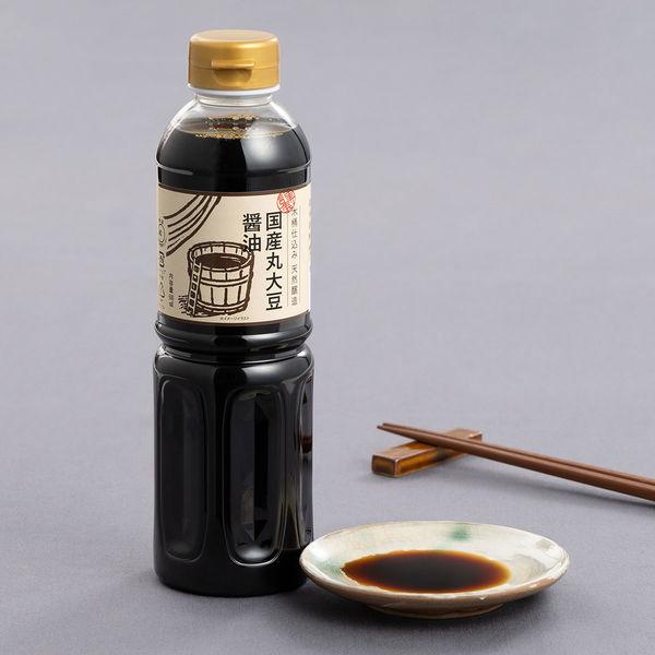 （セール）木桶仕込み 天然醸造 国産丸大豆醤油500ml 1本 ロハコ限定 (国産大豆・国産小麦使用...