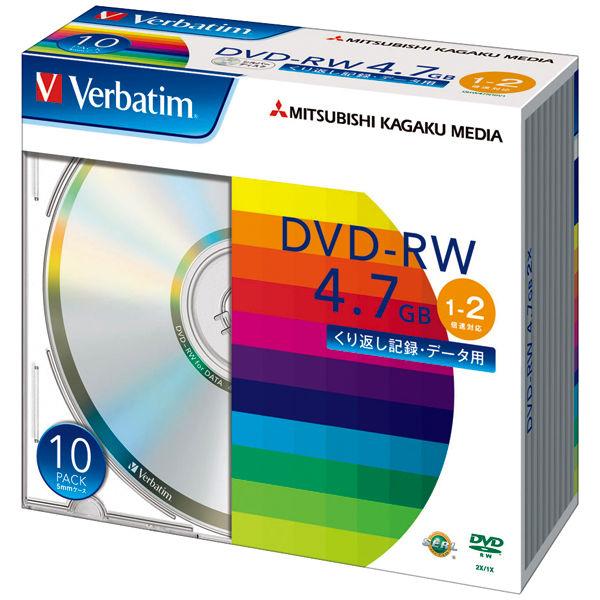 データ用DVD-RW 4.7GB 1-2倍速 DHW47N10V1 1パック（10枚入） 三菱ケミカ...