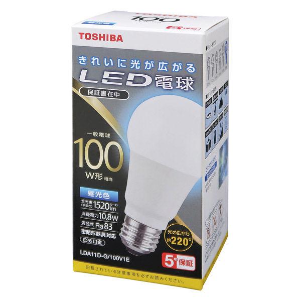 東芝（TOSHIBA） LED電球 E26口金 100W型相当 昼光色 （広配光） LDA11D-G...