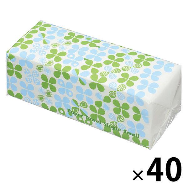 アスクル オリジナルペーパータオル パルプ100％ （ＰＥＦＣ認証紙） シングル・小判 1ケース（2...