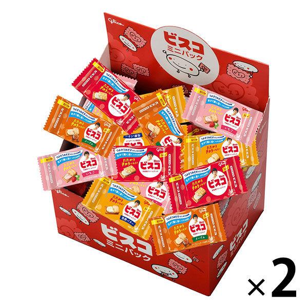 江崎グリコ ビスコミニパック4種アソートセット（80個入）　2箱