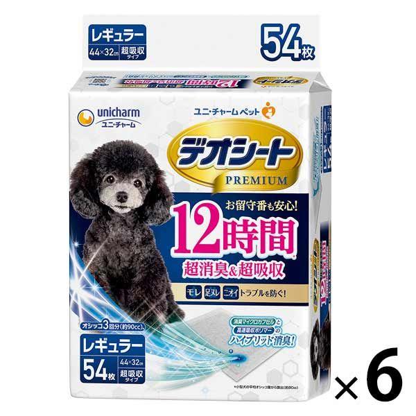 （セール）まとめ買い デオシート プレミアム 12時間超消臭＆超吸収 レギュラー 54枚入 6袋 ユ...