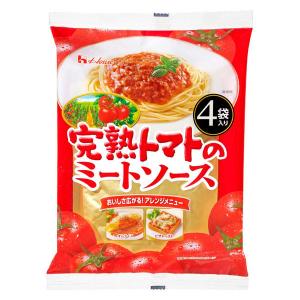 ハウス食品 完熟トマトのミートソース 4袋入り 1個