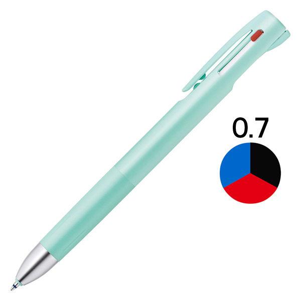 3色ボールペン ブレン3C 0.7mm ブルーグリーン軸 B3A88-BG ゼブラ