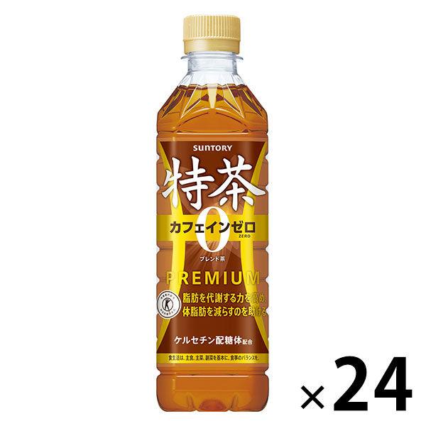 【トクホ・特保】サントリー 特茶カフェインZERO ブレンド麦茶 500ml 1箱（24本入）
