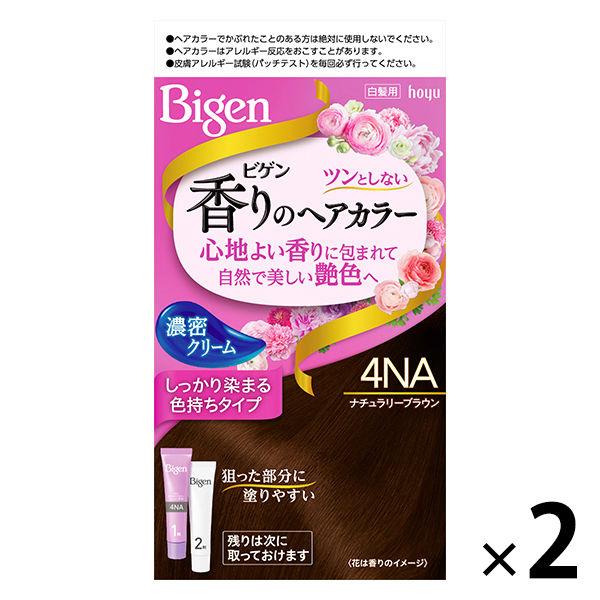 ビゲン 香りのヘアカラー クリーム 4NA ナチュラリーブラウン 1セット（2個） hoyu（ホーユ...