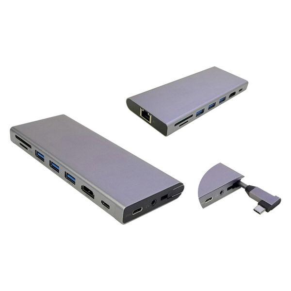 変換アダプタ　マルチドッグ Type-C[オス] → [メス]マルチ Dock Hubアダプタ　VV...