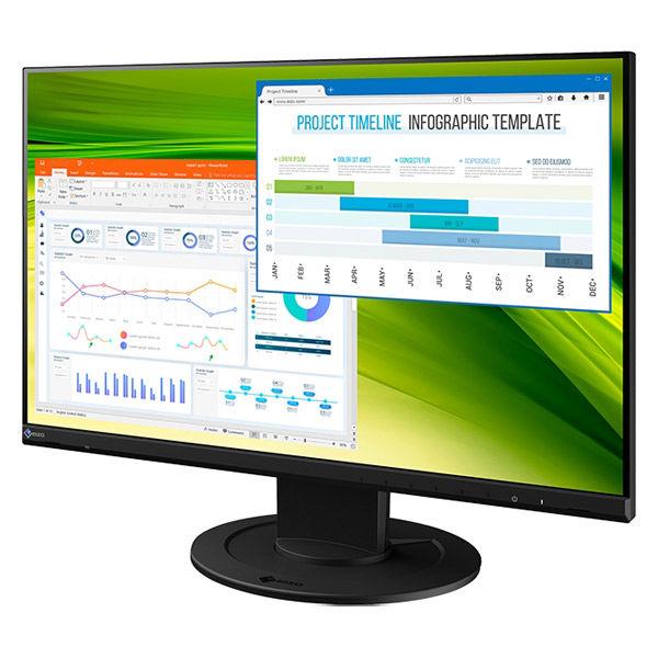 EIZO 22.5インチワイド液晶モニター FlexScan EV2360-BK WUXGA テレワ...