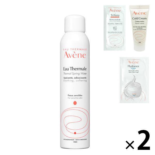 ロハコ限定　Avene　アベンヌ ウオーター　300g×2個　敏感肌用化粧水　おまけ付（保湿ジェル・...