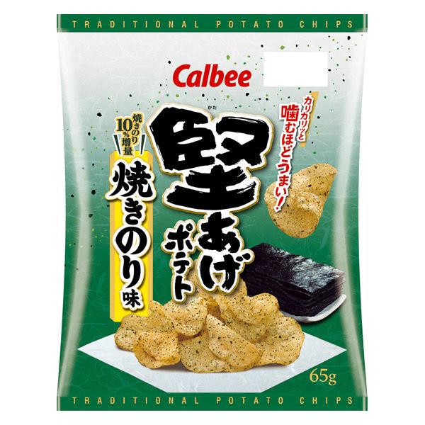 カルビー 堅あげポテト 焼きのり味 65g 1袋