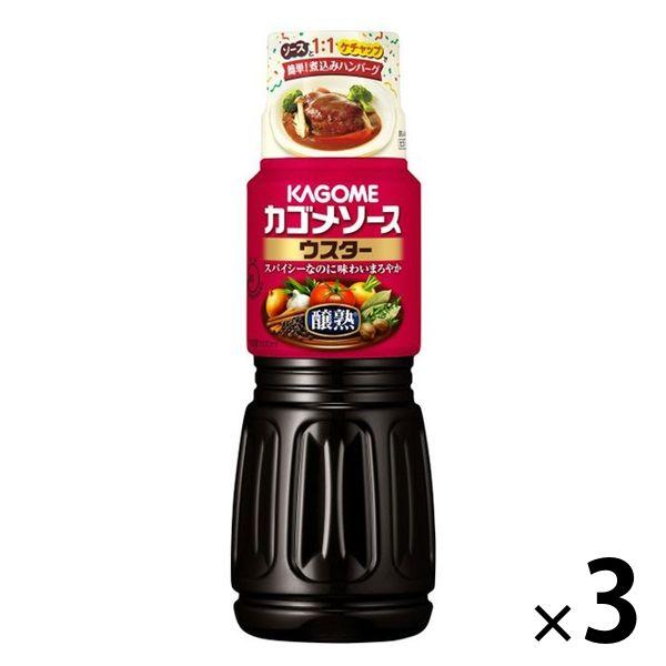 カゴメ　醸熟ソースウスター　500ml　3本