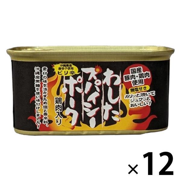 沖縄県物産公社 わしたスパイシーポーク（国産豚・鶏使用） 1セット（12個）