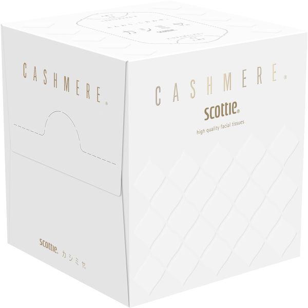 ティッシュペーパー スコッティ カシミヤ キューブ 80組（1箱） 日本製紙クレシア