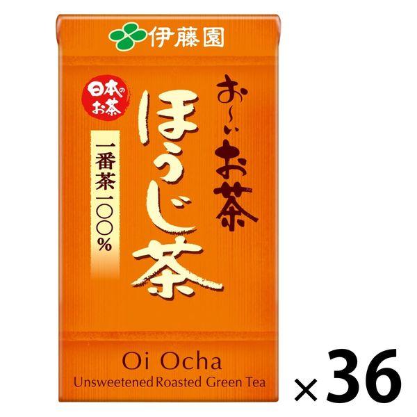 【紙パック】伊藤園 おーいお茶 ほうじ茶 125ml 1セット（36本）