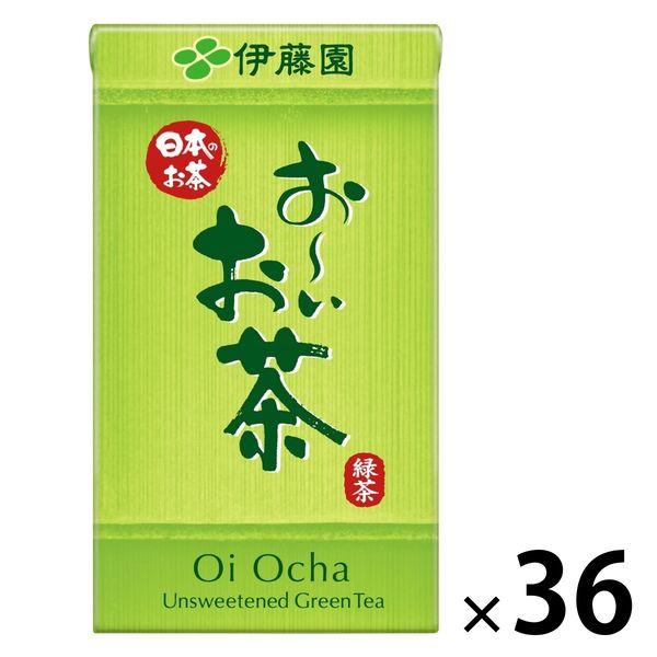 【紙パック】伊藤園 おーいお茶 緑茶 125ml 1セット（36本）