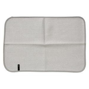 無限に抗菌する水切りマット グレー 1枚 Knit Kobo.h