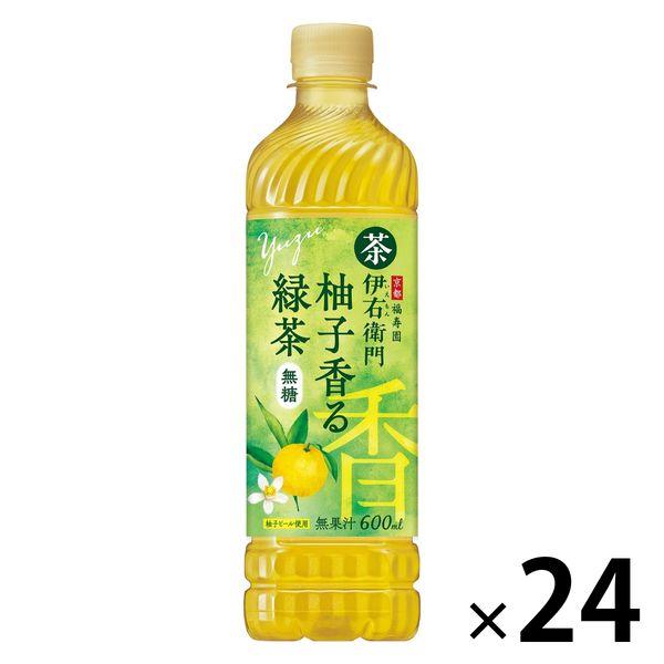 サントリー 伊右衛門 柚子香る緑茶 600ml 1箱（24本入）