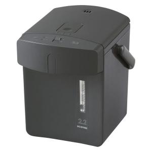 アイリスオーヤマ ジャーポット 2.2L メカ式 電気ポット 保温 省エネ 湯沸かし 自動ロック IMHD-222-B 1台
