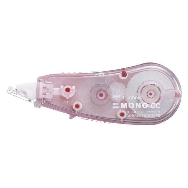 トンボ鉛筆 修正テープモノCC 使いきり 5mm幅 ソフトピンク CT-CC5C82 1個