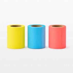 無印良品 ミシン目入りロール付箋紙 黄色 約幅...の詳細画像3