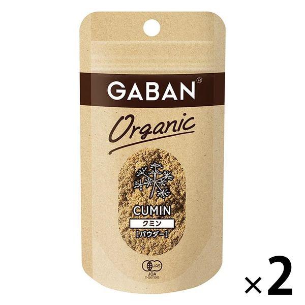 【アウトレット】ハウス食品 GABAN ギャバン オーガニック クミンパウダー 15g 2個