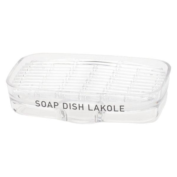 水切れソープトレー チャコール LAKOLE/ラコレ