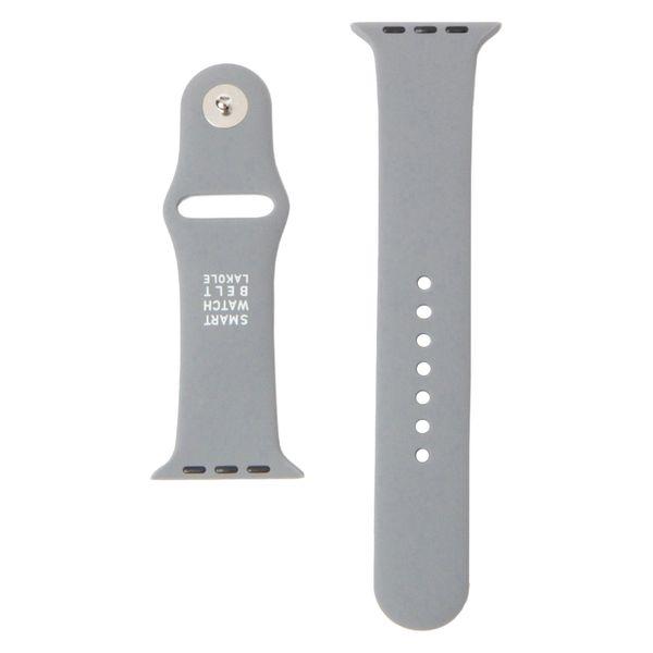 AppleWatchベルト（シリコン）42/44/45/49mm対応 ブルー LAKOLE/ラコレ