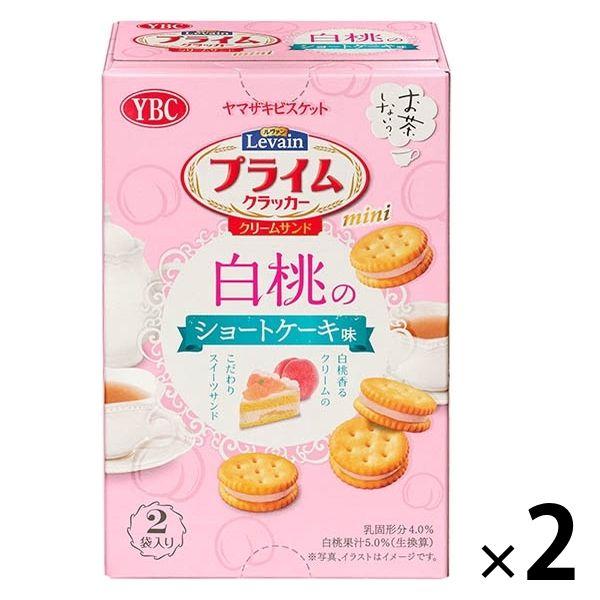 ルヴァン プライムサンドミニ白桃のショートケーキ味 2個 ヤマザキビスケット