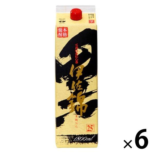 黒伊佐錦　25度　1.8L 1800ml パック 6本　芋焼酎　大口酒造
