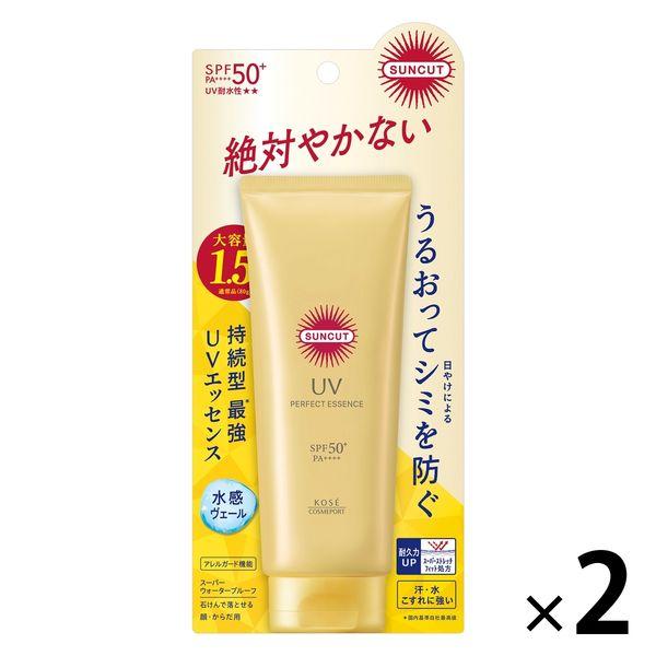 サンカットR パーフェクトUV エッセンス 120g 2個 SPF50・PA++++ コーセーコスメ...