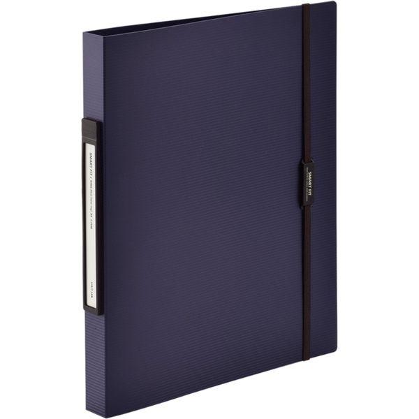 リヒトラブ SMART FIT リングファイル＜ツイストリング＞ A4 2穴 ネイビー F7540-...