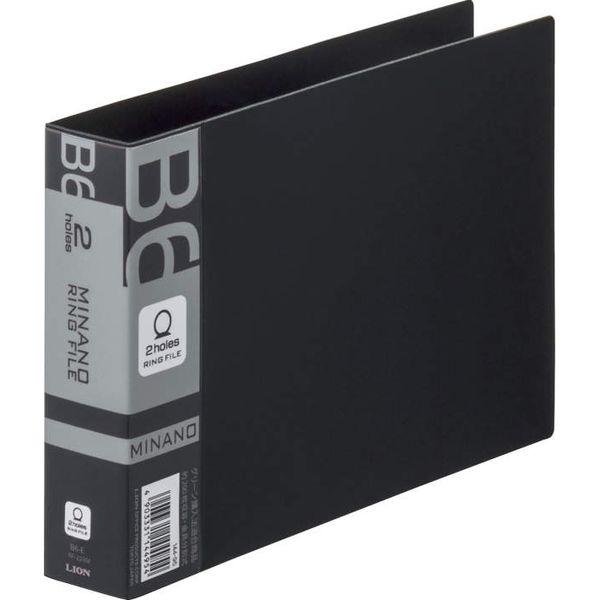 ライオン事務器 リングファイル　ＲＦー２２８Ｍ　ブラック　Ｂ６Ｅ型　200枚収納 12179 1冊