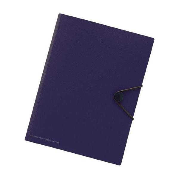 リヒトラブ SMART FIT キャリングポケットA4 ネイビー F7528-11 1冊