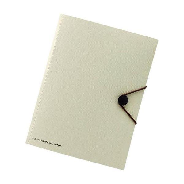 リヒトラブ SMART FIT キャリングポケットA4 ベージュ F7528-16 1冊