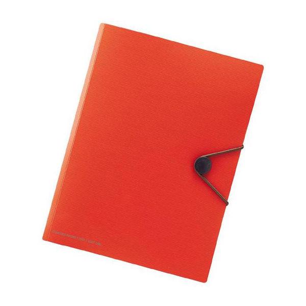 リヒトラブ SMART FIT キャリングポケットA4 オレンジ F7528-4 1冊