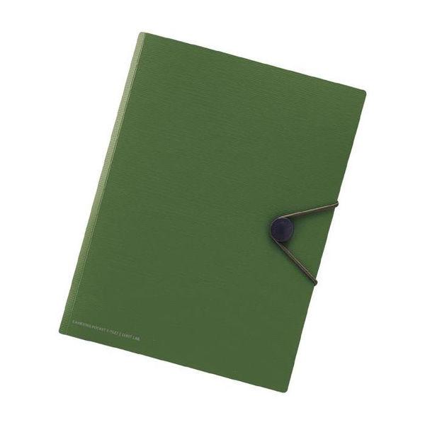 リヒトラブ SMART FIT キャリングポケットA4 オリーブ F7528-22 1冊