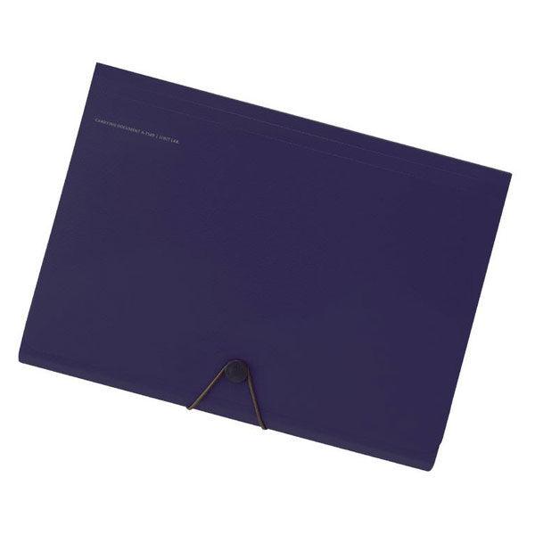 リヒトラブ SMART FIT キャリングドキュメント A4 ネイビー A7589-11 1冊