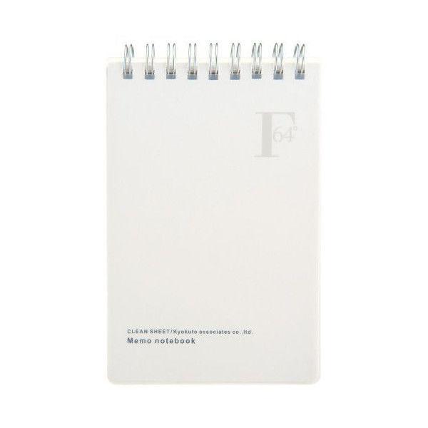 日本ノート キョクトウ F.O.B Wリングメモ B7 ホワイト EW03B7W 1セット(5冊)