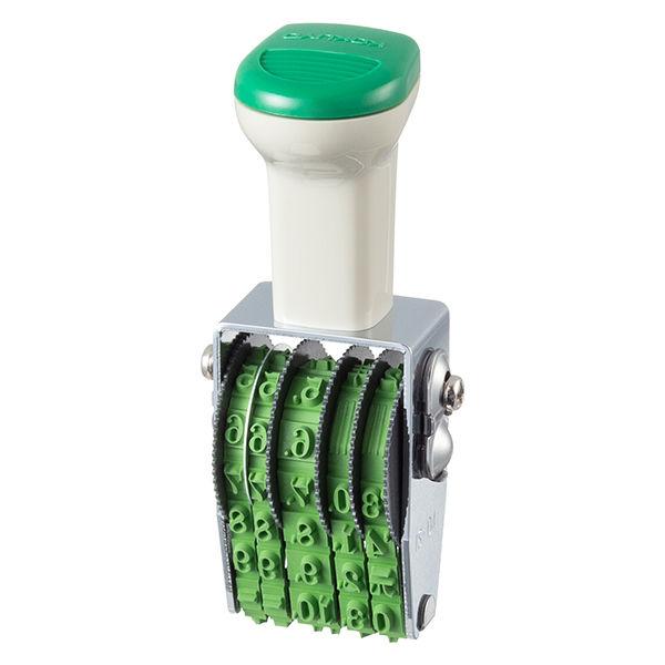 コクヨ 回転印 欧文日付 4号・明朝体 IS-D4N 1セット(2個入)