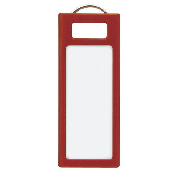 コクヨ キーホルダー名札＜KEYSYS＞ 赤 4本入 ナフ ナフ-S230R 1セット(40個:4個...