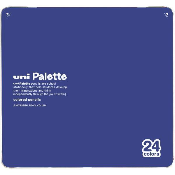 三菱鉛筆 色鉛筆880 24C PLT 青 K88024CPLT.33 1個(24色各1本入)