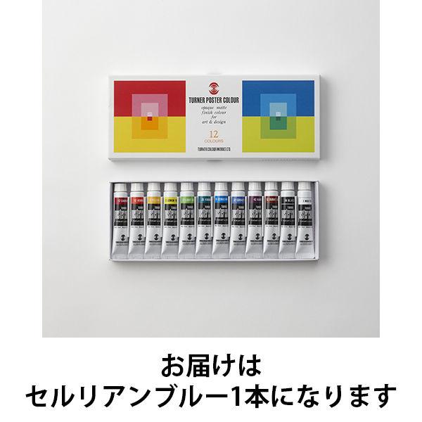 ターナー色彩 11ml セルリアンブルー 絵の具 PC011031 1本 ポスターカラー