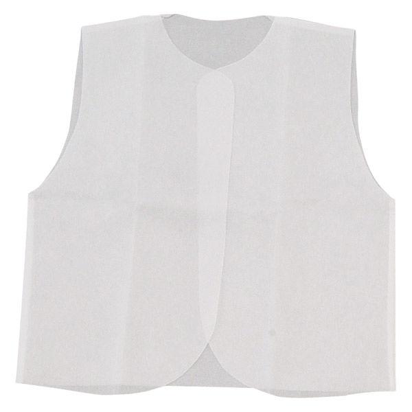 アーテック 不織布 衣装ベース Sサイズ ベスト 白 2145 1着