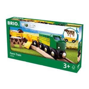 BRIO（ブリオ） ファームトレイン 列車 おもちゃ 33404 1セット