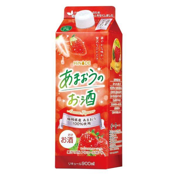 HiNODE（ひので） あまおうのお酒 900ml 1本 いちご イチゴ 苺 国産果汁 福岡県産　リ...