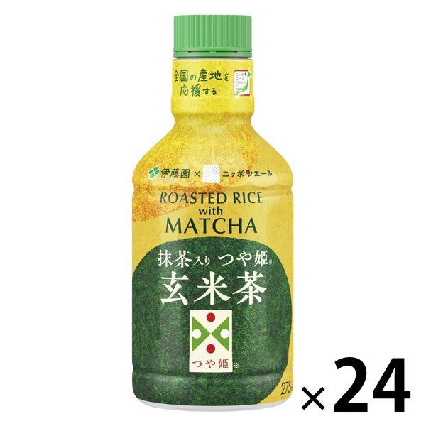 伊藤園 パウダーイン抹茶入り つや姫玄米茶 ニッポンエール 275ml 1箱（24本入）